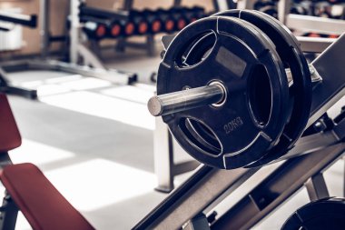 Fitness dumbbell ve halter ağırlık plakaları