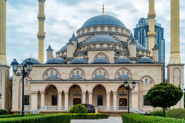 Akhmad Kadırov cami Grozny, Çeçenistan, Rusya Federasyonu — Stok fotoğraf