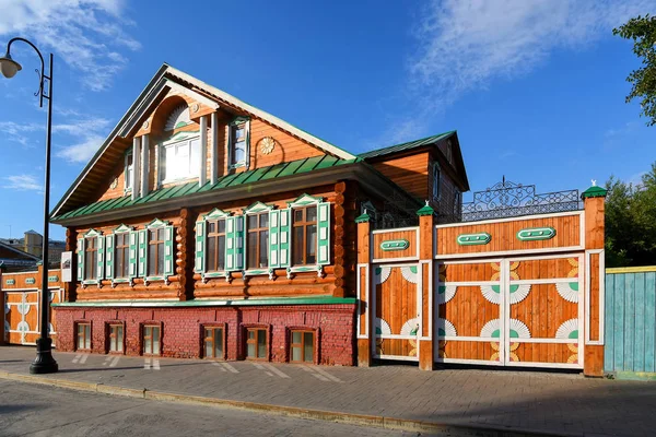 Renkli eski tatar evde Kazan, Rusya Federasyonu