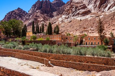 Görünüm Saint Catherines Manastırı, Sinai, Mısır