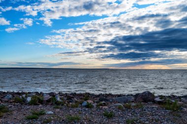 St.Petersburg Finlandiya Körfezi görünümünü