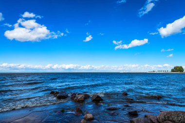 Baltık Denizi saraydan Peterhof görünümünü