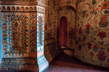 Moskova - 2 Kasım 2014: İç St.Basils Katedrali, Moskova