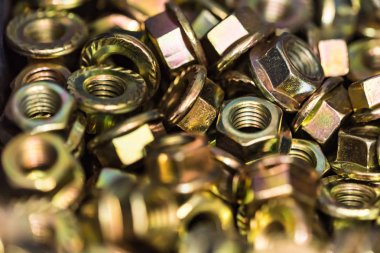 Yakın çekim bronz fındık arka plan