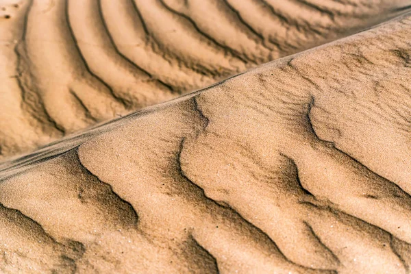 Textura de fundo do padrão de areia da duna — Fotografia de Stock