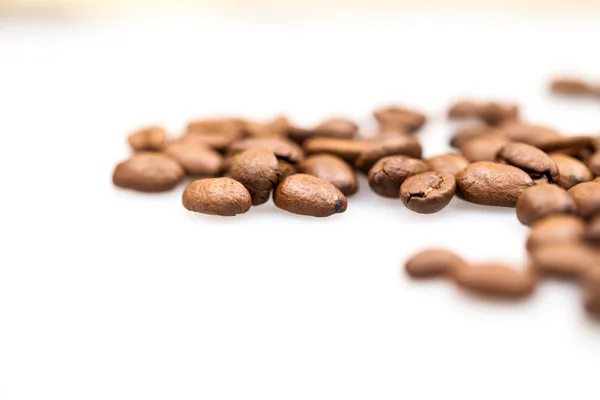 Coffee beans with burlap texture — Stock Photo, Image