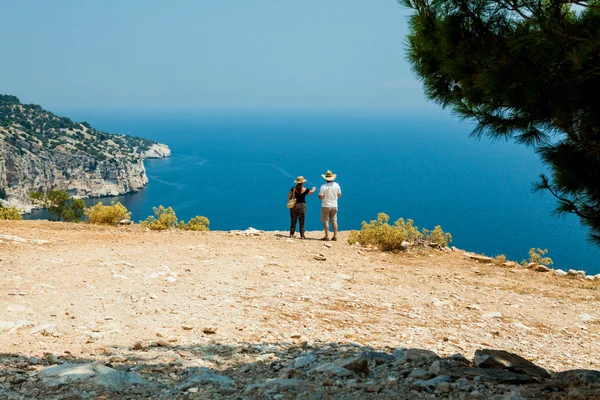 Thassos 섬-아름 다운 그리스 풍경 — 스톡 사진