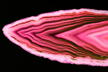 Akik-güzel, renkli dilimleri ve doku