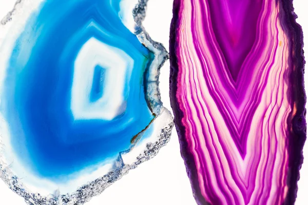 Agate- beautiful, colorful slices and texture — Stock Photo, Image