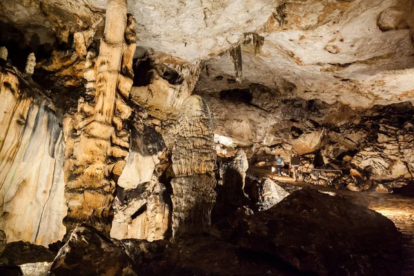 Cena Incrível Caverna Búlgara Magura Alta Resolução Detalhes — Fotografia de Stock