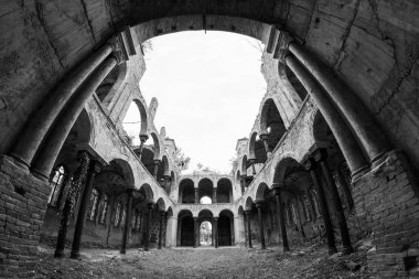 Vidin, Bulgaristan'bina eski yıkık Sinagogu 