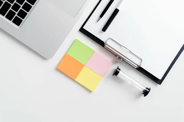 Business tools on a white background.