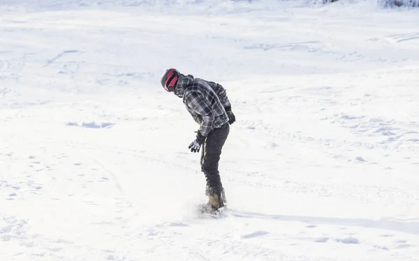 Män på snowboard — Stockfoto