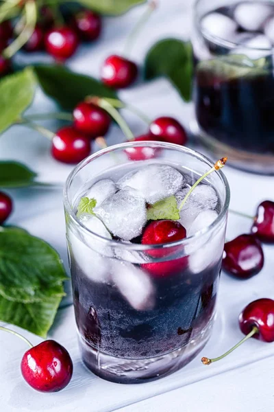 Carbonated chilled drink from sweet cherry