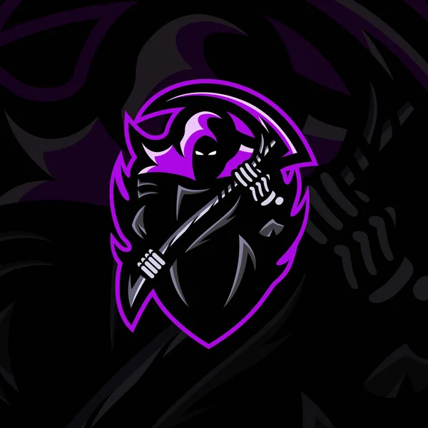 Reaper gaming logo Royalty Free Vector Image - VectorStock