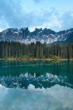 Carezza Lake, Dolomites, İtalya