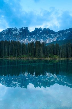 Carezza Lake, Dolomites, İtalya