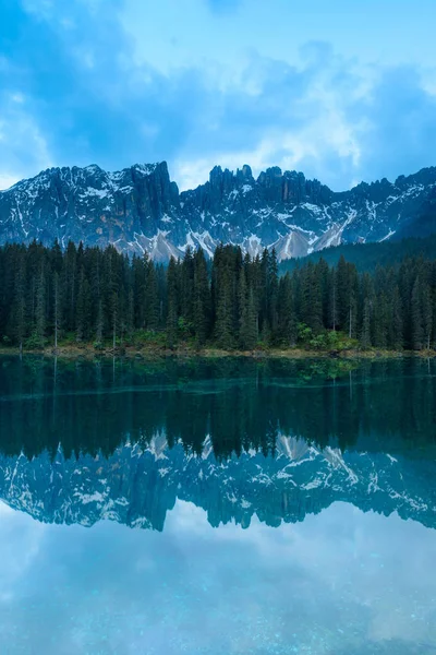 Carezza Lake, Dolomites, İtalya