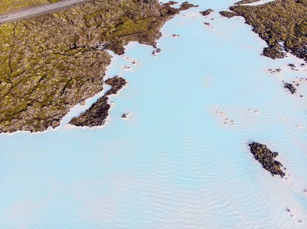 Знаменитая голубая лагуна возле Рейкьявика, Исландия — стоковое фото