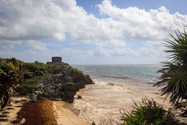 Meksika 'daki harabelerin muhteşem manzarası.