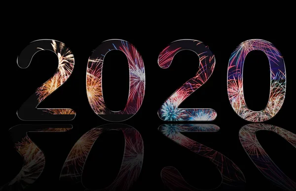 Feliz ano novo 2020 — Fotografia de Stock