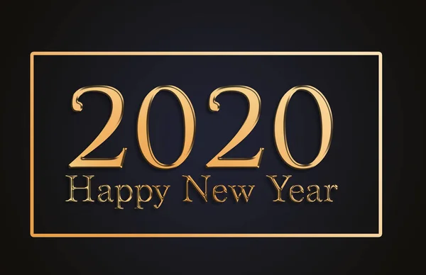Šťastný nový rok 2020 — Stock fotografie
