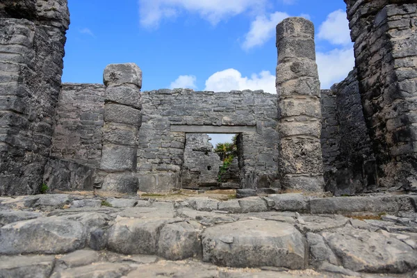 Ruinerna av Tulum i Mexiko — Stockfoto
