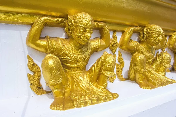 Postava Buddhistické Anděla Zdi — Stock fotografie