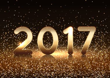 2017 mutlu yeni yıl arka plan