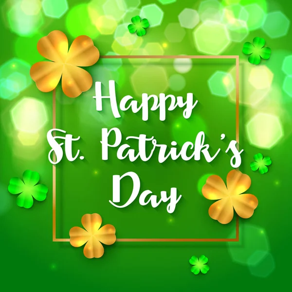 stock vector St Patricks day background vector illustration