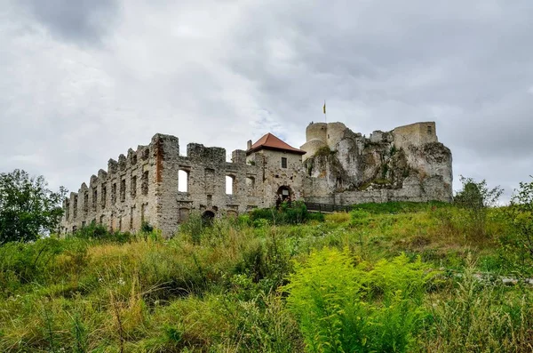 Beautiful Castle Ruins Hill Ruins Castle Jurassic Hill Rabsztyn Poland — Stock Photo, Image