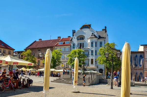 Bielsko Biala Pologne Mai 2018 Beau Marché Historique Bielsko Biala — Photo