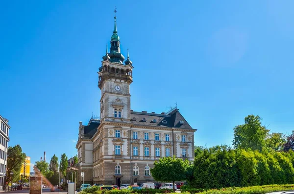 Bielsko Biala Polonia Maggio 2018 Municipio Storico Neorinascimentale Bielsko Biala — Foto Stock