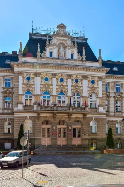 Bielsko Biala Polonia Mayo 2018 Ayuntamiento Histórico Neorrenacentista Bielsko Biala —  Fotos de Stock