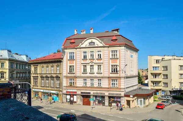 Bielsko Biala Poland May 2018 Old Tenements Center Bielsko Biala — 图库照片