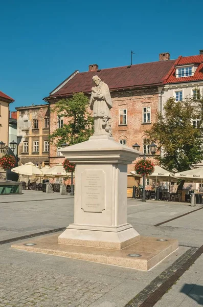 Bielsko Biala Polsko Září 2019 Památník Jana Nepomucena Náměstí Bielsku — Stock fotografie