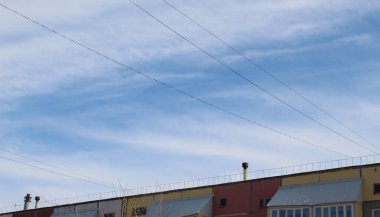 Duvar kağıdı, arka plan gökyüzü, bulutlar. Mavi, beyaz, gri.