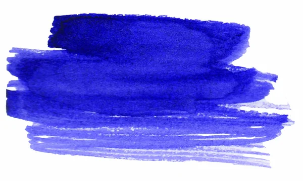 Teinture Aquarelle Peinte Couleur Bleu — Image vectorielle