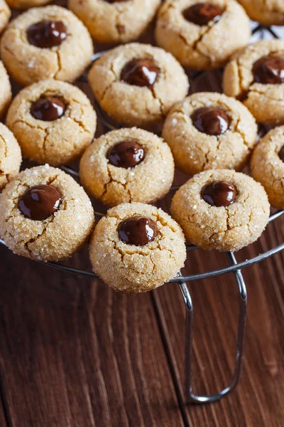 Çikolata ile taze şeker çerezleri