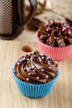 ev yapımı çikolata cupcakes