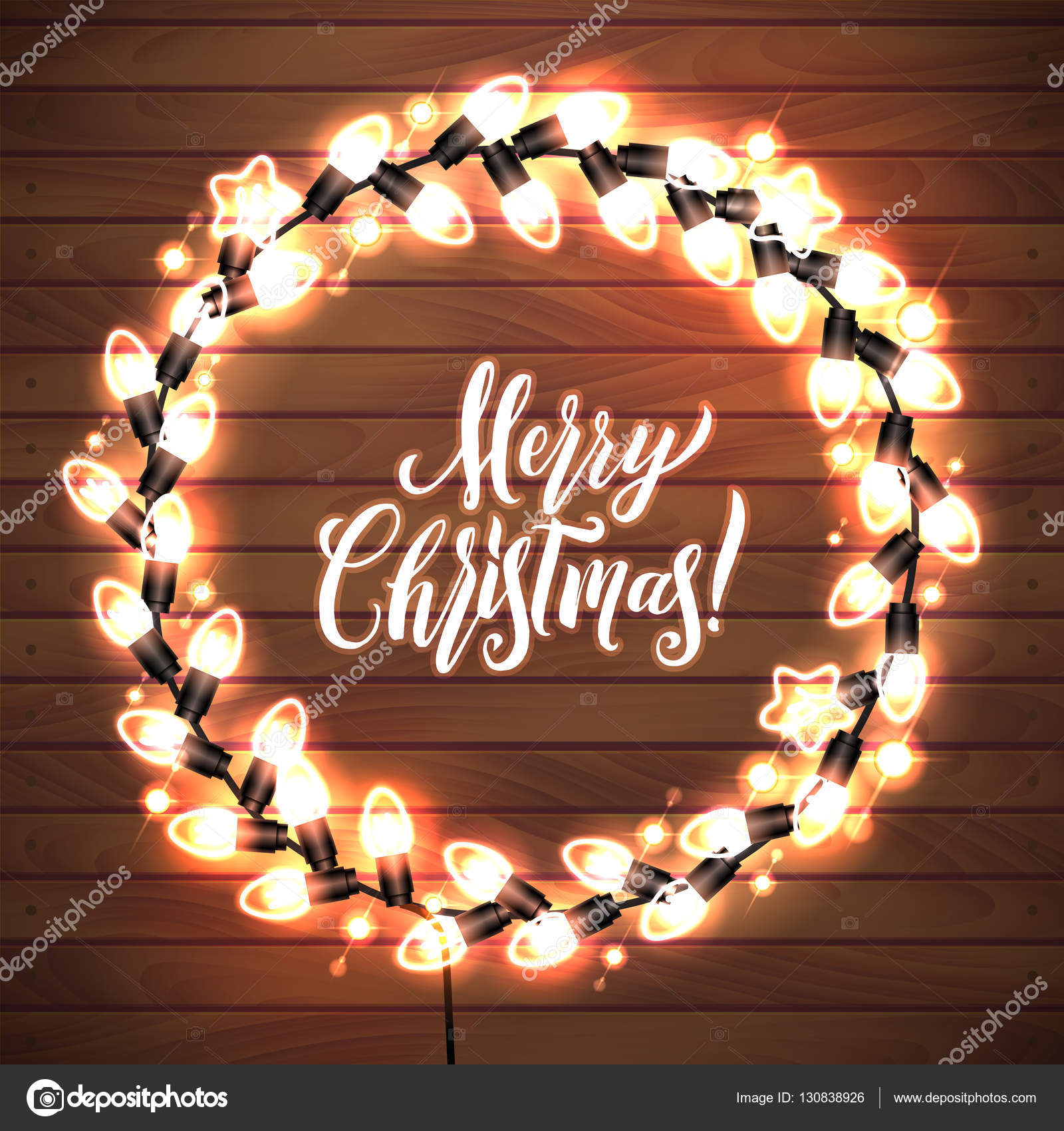 Feliz Natal e Feliz Ano Novo. Luzes brilhantes coroa de flores para Xmas Holiday Design cartão de saudação. Mão de madeira desenhado fundo . imagem vetorial de © Lara_Cold_2013 #130838926 Feliz Natal e Feliz Ano Novo. Luzes brilhantes coroa de flores para Xmas Holiday Design cartão de saudação. Mão de madeira desenhado fundo . imagem vetorial de © Lara_Cold_2013 #130838926