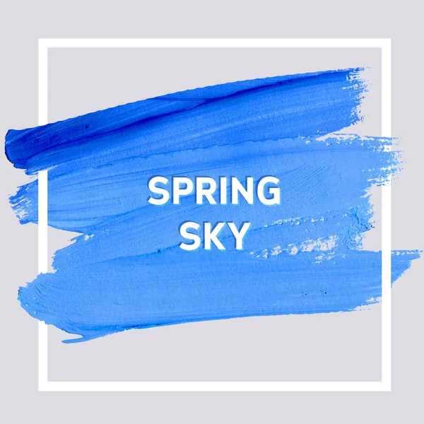 Våren Sky affisch — Stock vektor