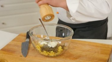 Patates hamur köfte veya gnocchi için yapma