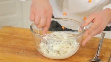 Lor krep için hamur yapma