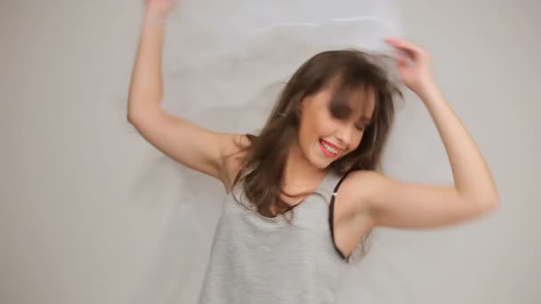 Dansende meisje — Stockvideo