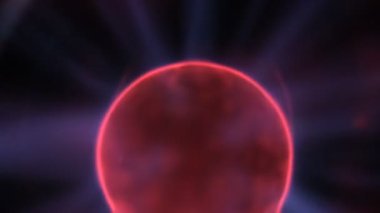 Yıldırım plazma topu siyah