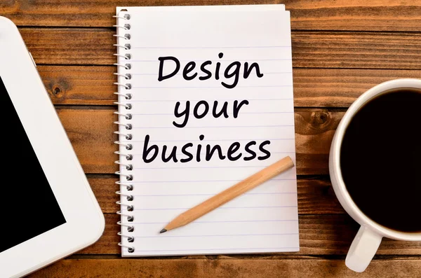 Design your business words — Stock Photo, Image