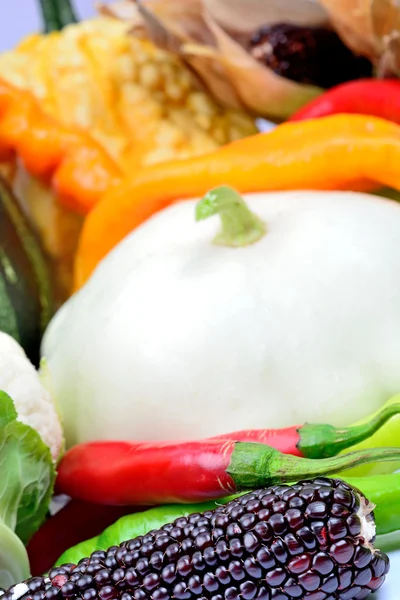 Viel Gemüse auf dem Tisch — Stockfoto
