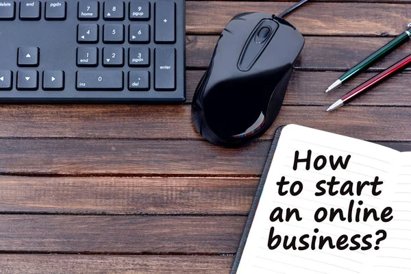 Question How to start an online business — Stock Photo, Image