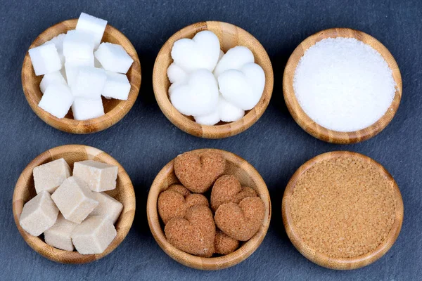 Şeker bir bambu kaseler